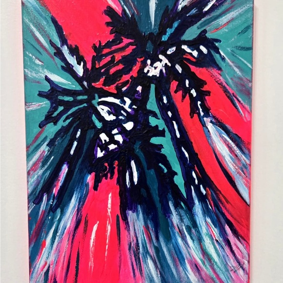 Abstract Canvas Art in Vibrant Colors